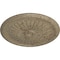 Ekena Millwork Juniper Ceiling Medallion (Fits Canopies up to 7"), Hnd-Painted Gobi Desert Crackle, 36"OD x 1 1/2"P CM36JUGDC - alternate 2